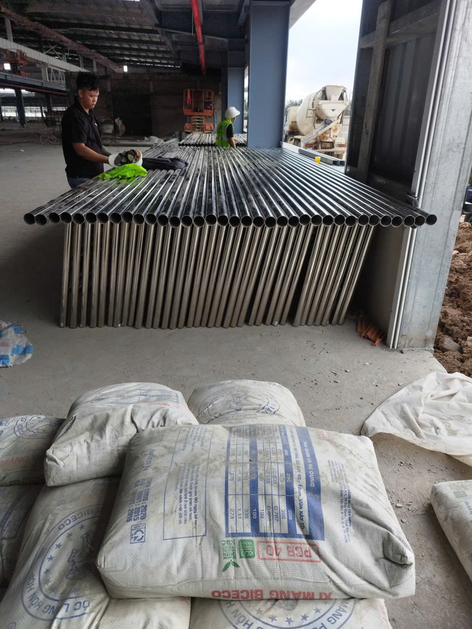 Lan can inox nhà xưởng